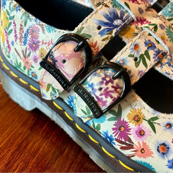 Dr. Martens 8065 Wanderlust Double strap Floral Mary Janes - Picture 9 of 16